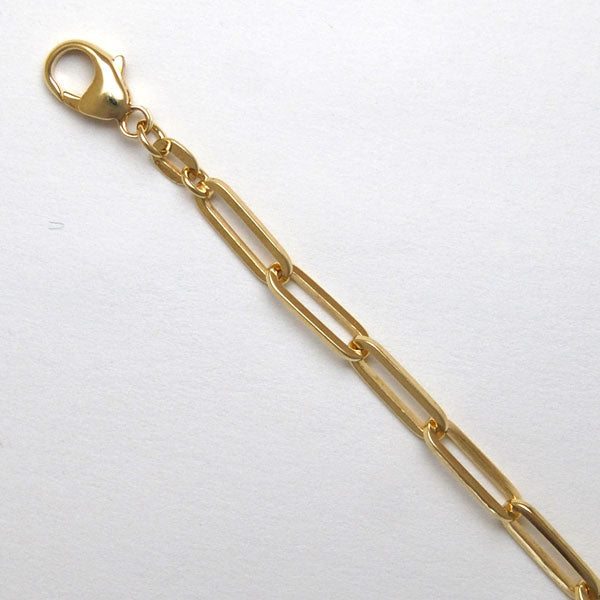 Paperclip Chain - medium - 14k yellow gold