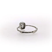 Angled view of back of AnnaBeth Diamond Ring.
