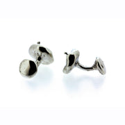 Full view of back and side profile of Henry Cufflinks.