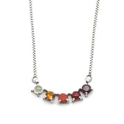 Fire - Orange Gemstone Necklace