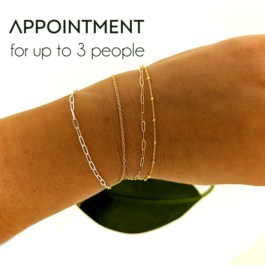 Permanent Jewelry - 30 Minute Appointment – Make Made Jewelry