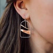 Horizon Line Arches Earrings