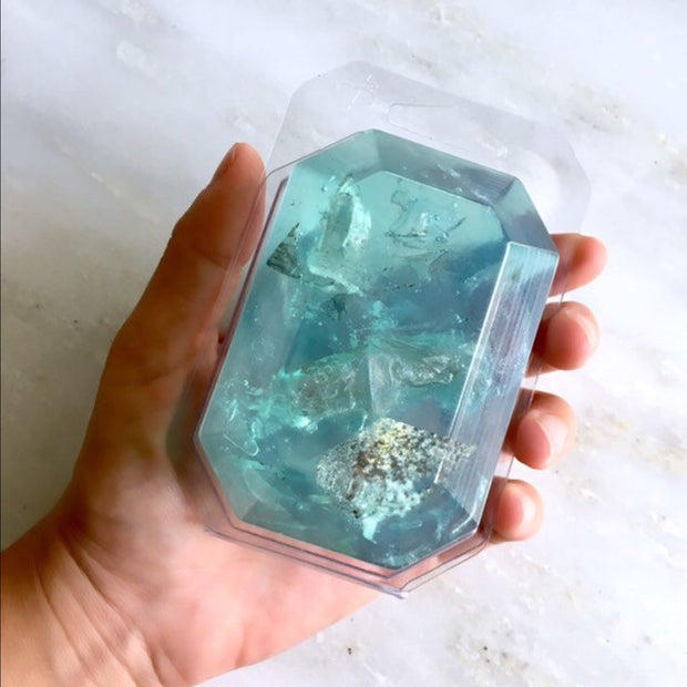 Birthstone Mineral Soap - March - Aquamarine