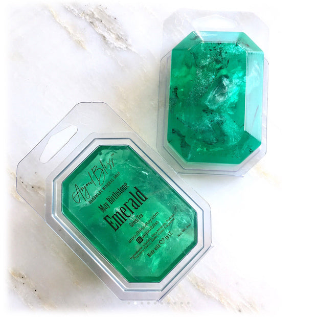 Birthstone Mineral Soap - May - Emerald