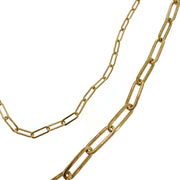 Paperclip Chain - medium - 14k yellow gold