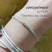Mother's Day Permanent Jewelry - with CHARMS